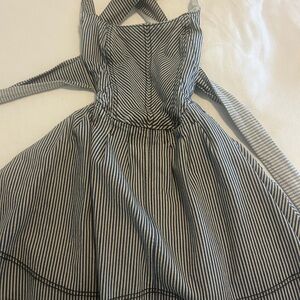 Striped Black and White Women's Dress Anthropologie Pilcro Dress. NWOT